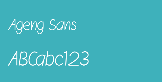 Ageng Sans