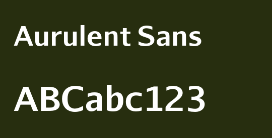 Aurulent Sans