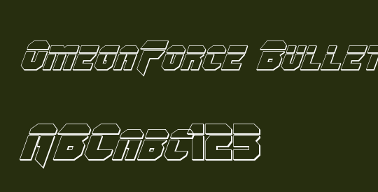 OmegaForce Bullet Italic