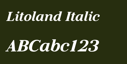 Litoland Italic
