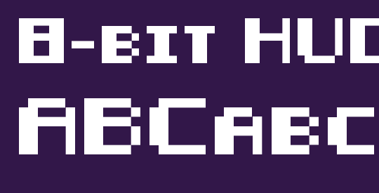 8-bit HUD