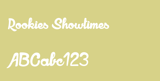 Rookies Showtimes