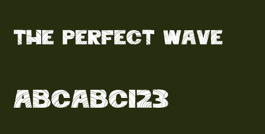 The Perfect Wave