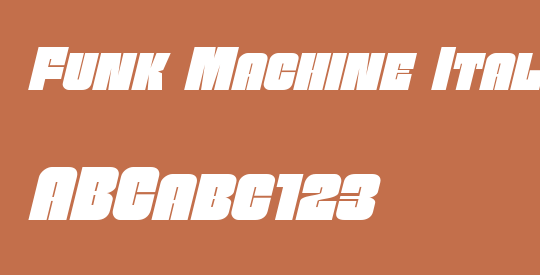 Funk Machine Italic