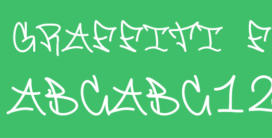 Graffiti font
