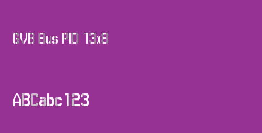 GVB Bus PID 13x8