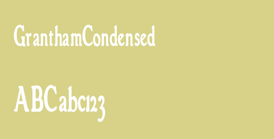 GranthamCondensed