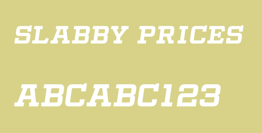 Slabby Prices
