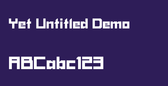 Yet Untitled Demo