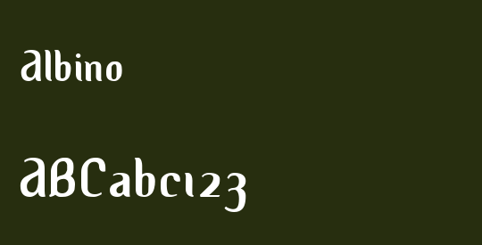 Albino