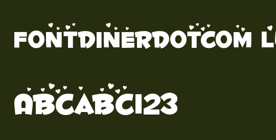 Fontdinerdotcom Luvable