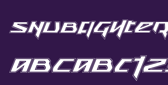Snubfighter Academy Italic