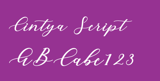 Cintya Script