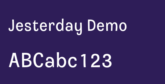 Jesterday Demo