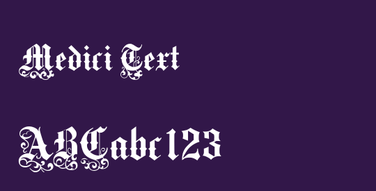 Medici Text