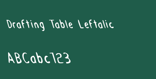 Drafting Table Leftalic