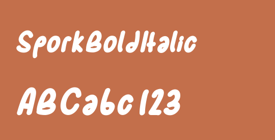 SporkBoldItalic
