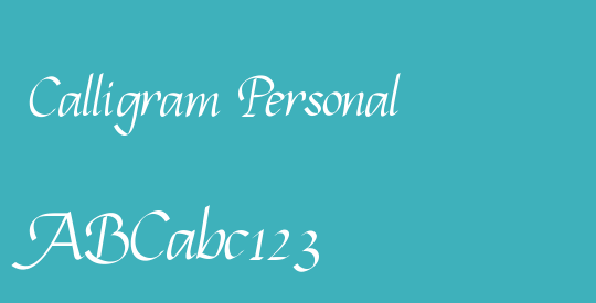 Calligram Personal