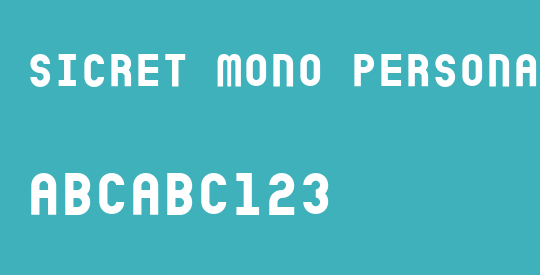 Sicret Mono PERSONAL