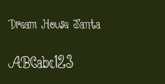 Dream House Santa