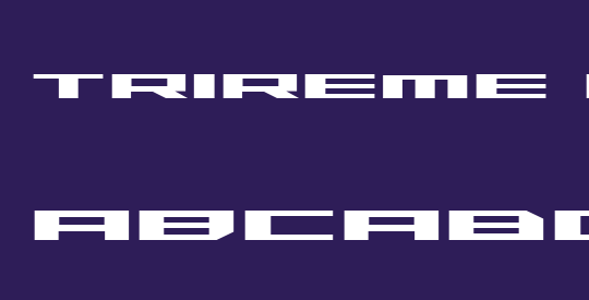 Trireme Expanded Bold