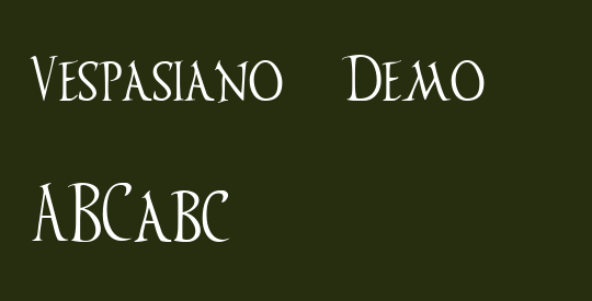 Vespasiano Demo