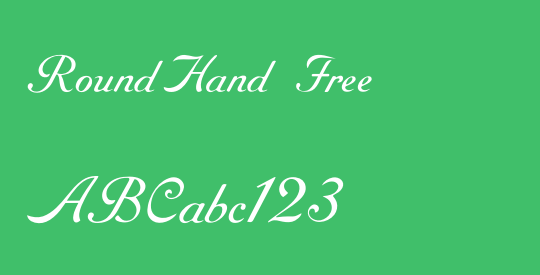 RoundHand Free