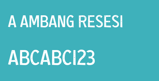 a Ambang Resesi