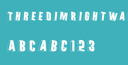 ThreeDimRightwards