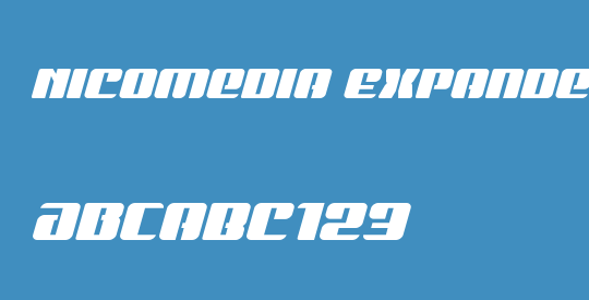 Nicomedia Expanded Italic