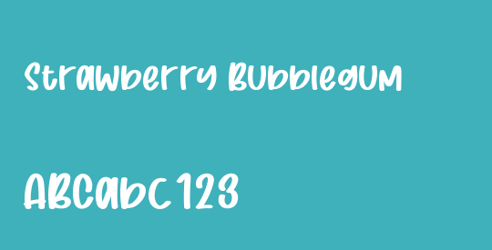 Strawberry Bubblegum