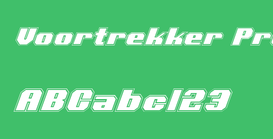 Voortrekker Pro Italic