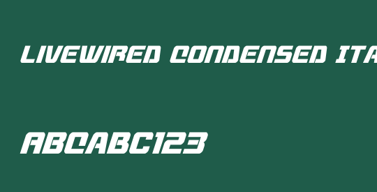 Livewired Condensed Italic