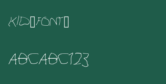 Kid_Font_