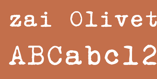 zai Olivetti-Underwood Studio 21 Typewriter