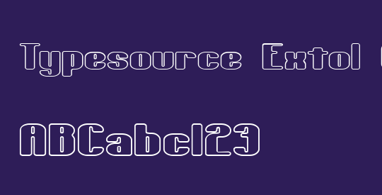 Typesource Extol O BRK