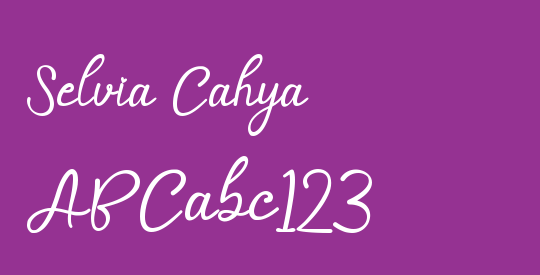 Selvia Cahya