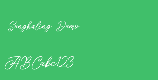Sengkaling Demo