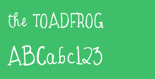 the TOADFROG