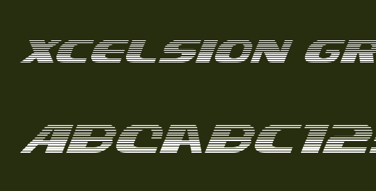 Xcelsion Gradient Italic