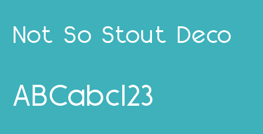 Not So Stout Deco