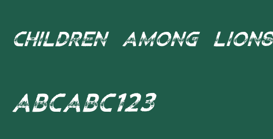 Children Among Lions