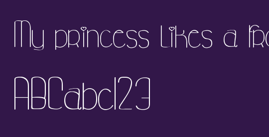 My princess likes a frog