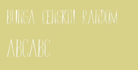 Bunga Cengkih Random