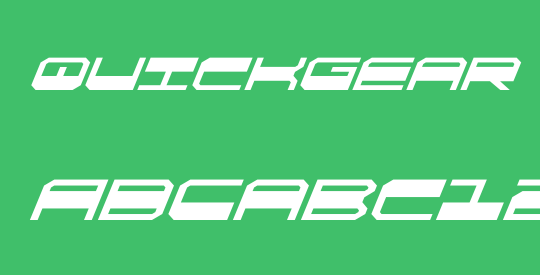 QuickGear Super-Italic