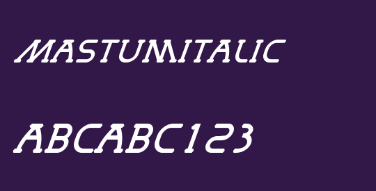 MastumItalic