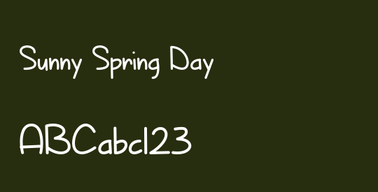 Sunny Spring Day