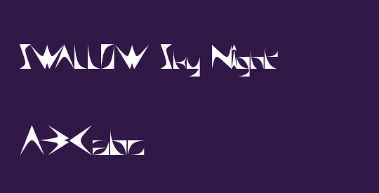 SWALLOW Sky Night