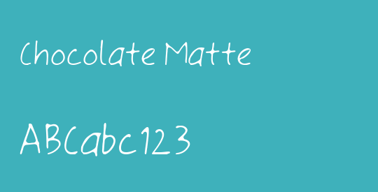Chocolate Matte