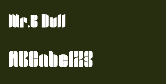 Mr.B Dull